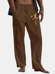 Alohadaddy Parrot Print Hawaiian Men's Breathable Loose Casual Solid Color Basic Plus Size Pants