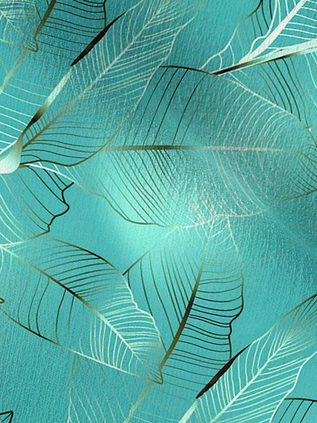 Alohadaddy Hawaii Plant Leaves Gradient Print Men&