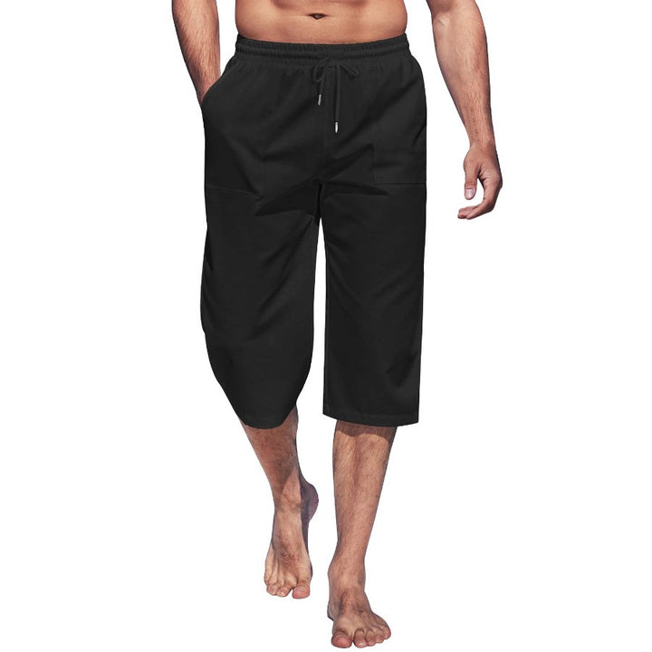Alohadaddy Cotton linen plain men&