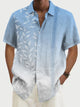 Alohadaddy Cotton Linen Men's Hawaiian Short Sleeve Shirt