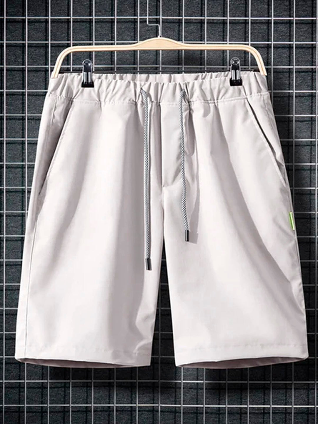 Alohadaddy Loose Solid Color Cropped Pants Breathable Beach Sweatpants Shorts