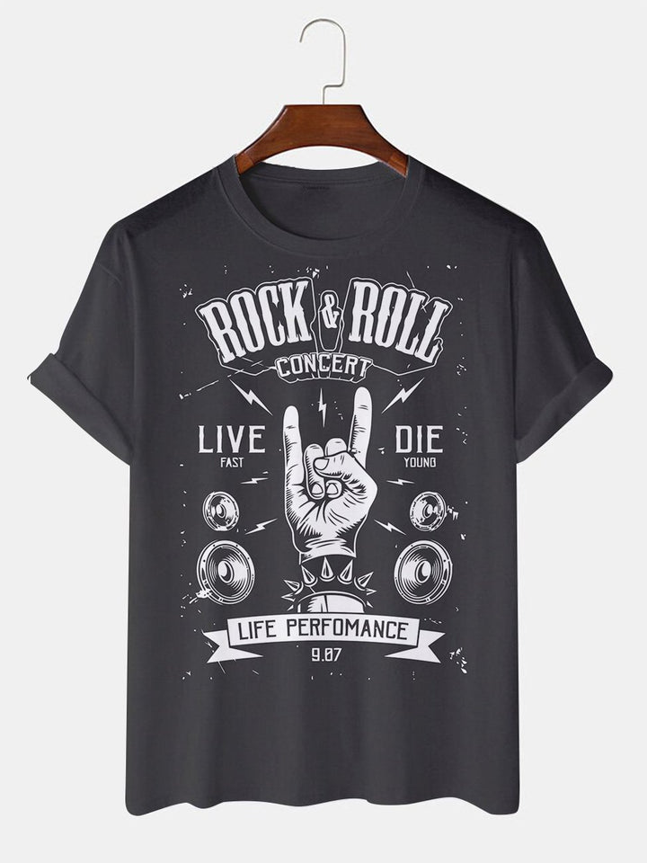 Alohadaddy Black Music Basic Series Cotton T-Shirts