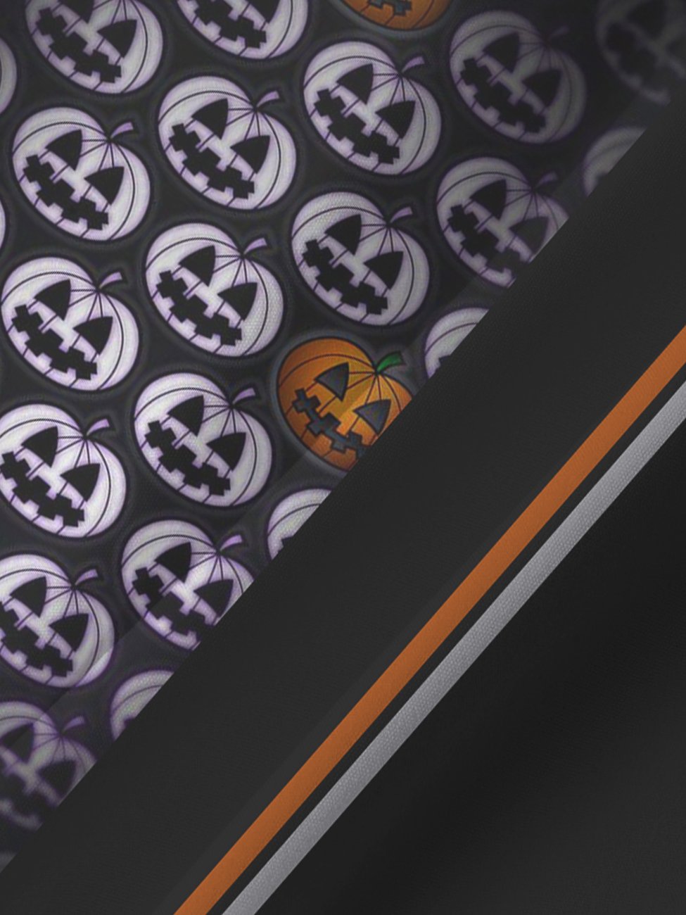 Camisas informales de talla grande con estampado de calabaza de Halloween de Alohadaddy