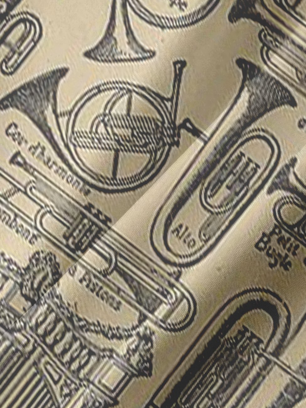Alohadaddy Music Instument Printed Casual Plus Size Shirts