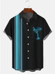 Alohadaddy Abstract Cocktail Printed Casual Plus Size Shirts