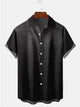 Alohadaddy Ombre Texture Printed Casual Plus Size Shirts