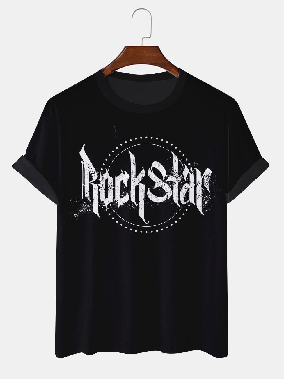 Alohadaddy Rock Star Printed Casual Short Sleeve T-Shirts