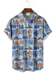 Alohadaddy Holiday Animal Printed Casual Plus Size Shirts