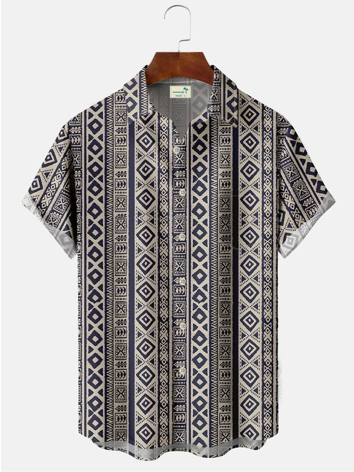 Alohadaddy Tribla Printed Casual Plus Size Shirts