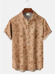 Alohadaddy Music Note Printed Casual Plus Size Shirts