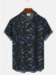 Alohadaddy Music Note Printed Casual Plus Size Shirts