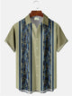 Alohadaddy Vintage Plant Bowling Printed Casual Plus Size Shirts