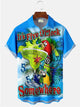 Alohadaddy Hawaii Parrot Printed Casual Plus Size Shirts