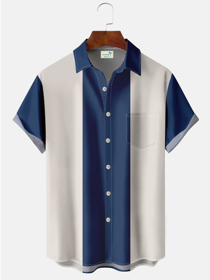 Alohadaddy Vintage Plain Printed Casual Plus Size Shirts