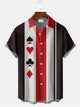 Alohadaddy Multicolor Contrast Casual Poker Cotton-blend Plus Size Shirts