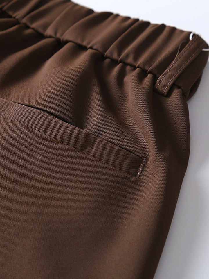 Pantalones casuales holgados tipo harén de sección fina de seda de hielo de tejido funcional para hombre